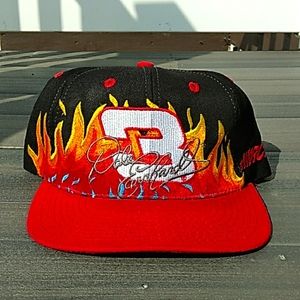 Dale Earnhardt flame hat